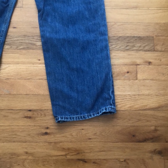 SALE Levi’s Low Pro Straight leg distressed Jean denim  Size 33 mid rise - Picture 9 of 10